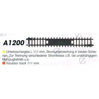 Arnold 1200 Unterbrechergleis L 111 mm Spur N 