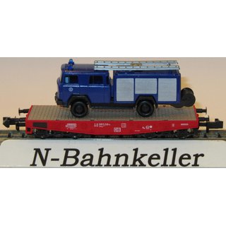 Roco 25941 DB Rungenwagen mit THW Wagen "Rotes Kreuz" NEU