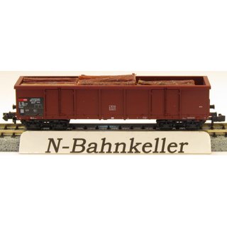 Roco 25357 SBB Offener Güterwagen beladen mit Echtholz NEU