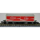 Fleischmann 8243k DB Containertragwagen "Coca...