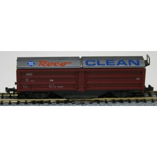 Roco 25093  DB Hubschiebedachwagen "Roco Clean"neuwertig ohne OVP