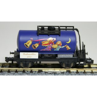 Minitrix 15321 Weihnachtswagen 2002 Tankwagen mit Weihnachtsmotiven bedruckt neuwertig ohne OVP