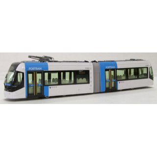 Kato 14801-4 Straßenbahn TLR600 Toyama Light Rail PORTRAM weiß/blau
