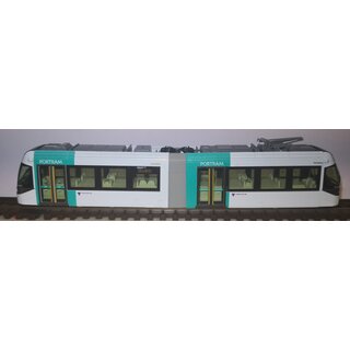 Kato 14801-5 Straßenbahn TLR600 Toyama Light Rail PORTRAM weiß/grün NEU