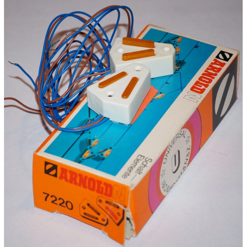 Lot De 5 Aiguillages électriques Arnold 7220 - Pour Train Miniature échelle N/HO, Occasion