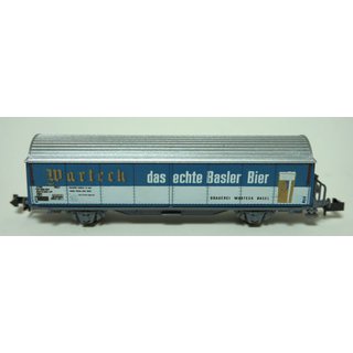 Roco 25065 SBB Schiebewandwagen "Warteck Bier" neuwertig ohne OVP