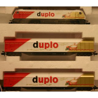 Arnold 0368 Duplo Zugset Eurosprinter + 2 Habiswagen NEU