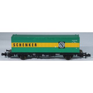 Fleischmann 8245 DB Containertragwagen "Schenker" geb. ohne OVP
