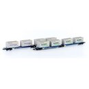 Hobbytrain 23718-1 Containertragwagen Sggmrs715 NEU OVP