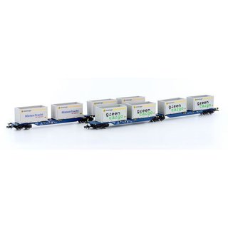 Hobbytrain 23718-7 Containertragwagen Sggmrs715 NEU OVP