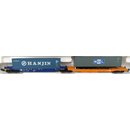 Hobbytrain 23750-8 Containertragwagen Sdggmrs744 PAPAGEI...