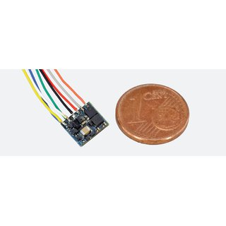 ESU 53620 LokPilot Fx Nano, Funktionsdecoder MM/DCC, 8-pol. Kabel