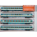 Fleischmann 881203 4er-Set Schnellzugwagen Alex-Express...