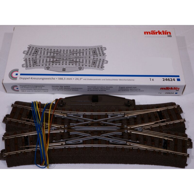 Märklin 24624 Doppelkreuzungsweiche C-Gleise NEU OVP, 63,50