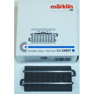 Märklin 24071 gerades C-Gleis 70,8 mm NEU OVP