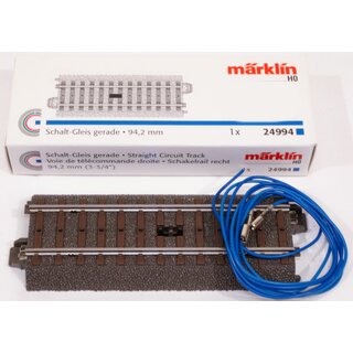 Märklin 24994 Schaltgleis gerade 94,2 mm NEU OVP