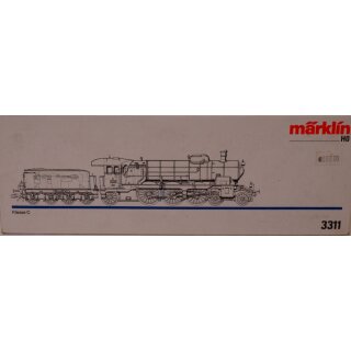 Märklin 3311  Dampflokomotive mit Schlepptender C 2007 neuwertig OVP