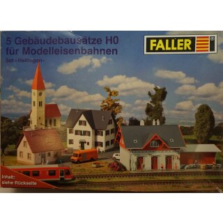 Faller Haltingen Set mit 5 original Bausätzen HO OVP neu