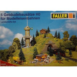 Faller mit Bausatz-Set "Landschafts-Set"Aussichtsturm, HO OVP neu