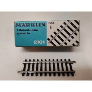 Märklin 2101 K-Gleis Länge 1/2 = 90 mm - halbes gerades Kunststoffgleis neuwertig