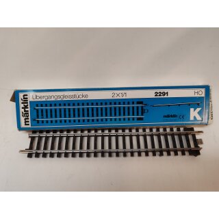 Märklin 2191 K-Gleis Übergangsgleis zum M-Gleis Länge 180 mm ohne OVP