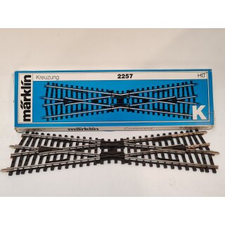 Märklin 2257 K-Gleis Kreuzung Länge 225 mm NEU OVP
