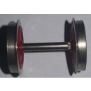 Radsatz Dampf 15 mm Radsatz Dampflok rot Gleichstrom Neu