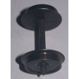 Radsatz 8,3 mm Radsatz schwarz einseitig isoliert Gleichstrom Neu