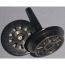 Radsatz 12 mm Radsatz silber Speichenrad einseitig...