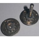 Radsatz 11 mm Radsatz grau Speichenrad beidseitig...