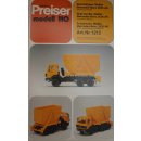 Preiser 1212 Bausatz Absetzkipper Meiller MB 2626 AK NEU OVP