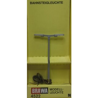 Brawa 4522 Bahnsteigleuchte doppelt NEU