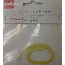 Busch 4290 Miniatur Kabellampen 2 Stk. wei&szlig;  NEU