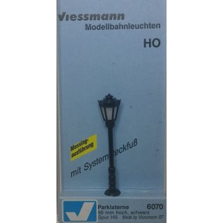 Viessmann 6070 H0 Parklaterne schwarz NEU