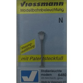 Viessmann 6480 N Stra&szlig;enleuchte modern NEU