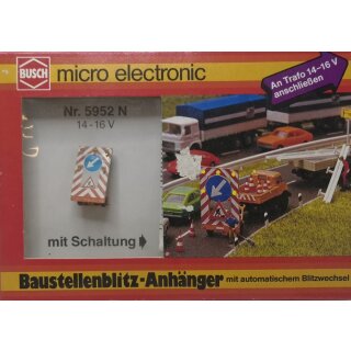Busch 5400 8 Leuchtfl&auml;chen (je 4 x rot und 4 x gelb im Minigeh&auml;use) NEU