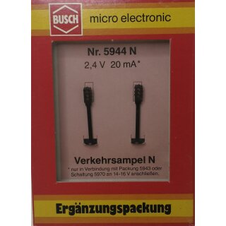Busch 5944 Verkehrsampel Erg&auml;nzungsset Spur N NEU