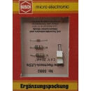 Busch 5992 Rechteck-LEDs 2,4 V gelb Spur H0 NEU