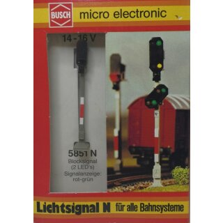 Busch 5851 Lichtsignal Blocksignal Spur N NEU