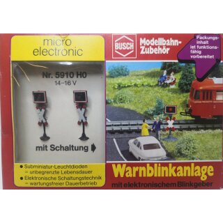 Busch 5910 Warnblinkanlage HO NEU