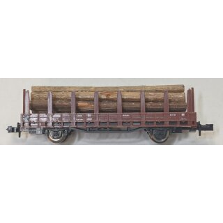 Roco 25924 DB Rungenwagen, Ladung: Baumst&auml;mme neuwertig ohne OVP