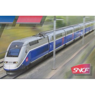 Kato 10917 TGV Duplex 10-teilig. inkl. Unitrack-Gleisen und Innenbeleuchtung NEU
