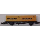 Minitrix 3282 Containerwagen DANZAS SBB ohne OVP